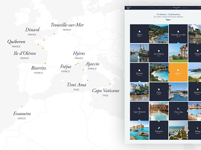 My Thalassa art direction design ui web