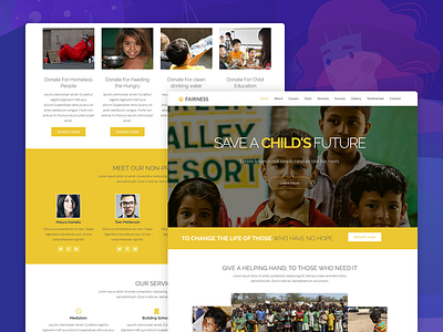 Fairness – Responsive Charity Website Template buddha campaign charity charity template charity theme crowd funding donation donations ngo non profit organization refugee