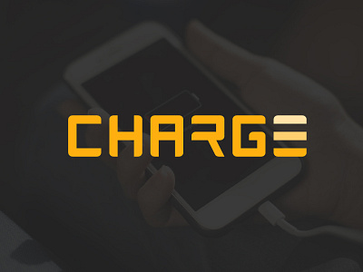 CHARGE battery branding charge logo logo design logotype orange startup