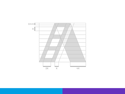 ADB | Logo Grid adobe illustrator brand branding grid illustrator logo logo concept logo construction logo design logo grid logo process