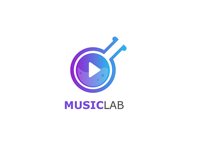 Musiclab app brand branding color design icon lab laboratory logo logodesign music musiclab