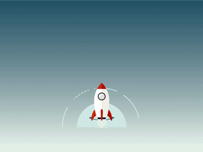 Rocket flat rocket space