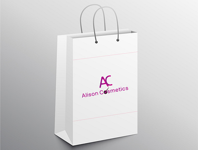 Alison Cosmetics art design icon illustration illustrator logo minimal vector