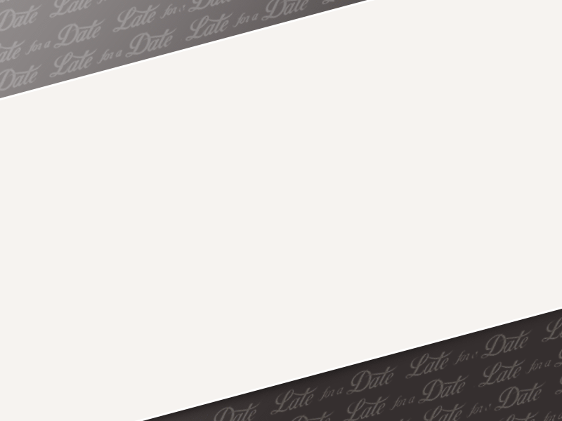 Late For A Date - Typography Animation animation gif cartoon after effects photoshop typography lettering