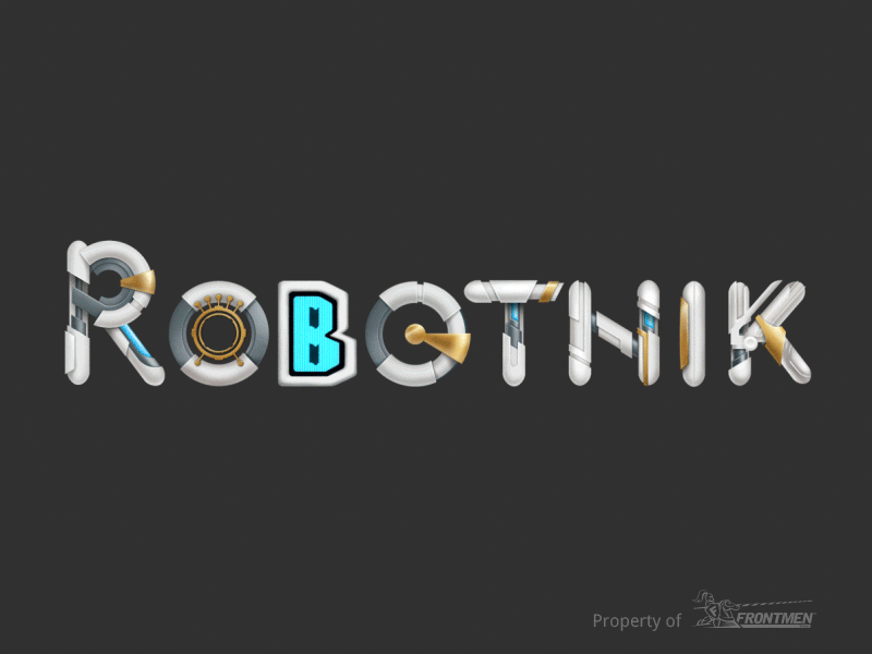 Robotnik Logo Animation animation awesome cooldesignbro! logo robot rocks space