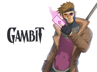 Remy LeBeau aka Gambit fanart gambit marvel remy lebeau