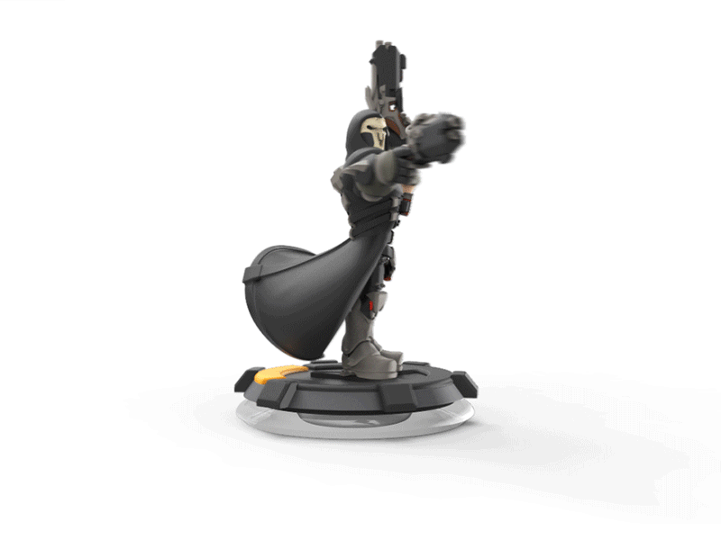 Reaper Gunslinger Turntable 3d print disney infinity overwatch reaper zbrush