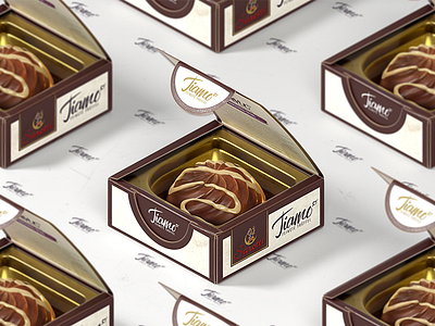 Isometric Chocolate box chocolate cinema4d germanchocolate isometric octane productshot render sarotti sweet tiamo