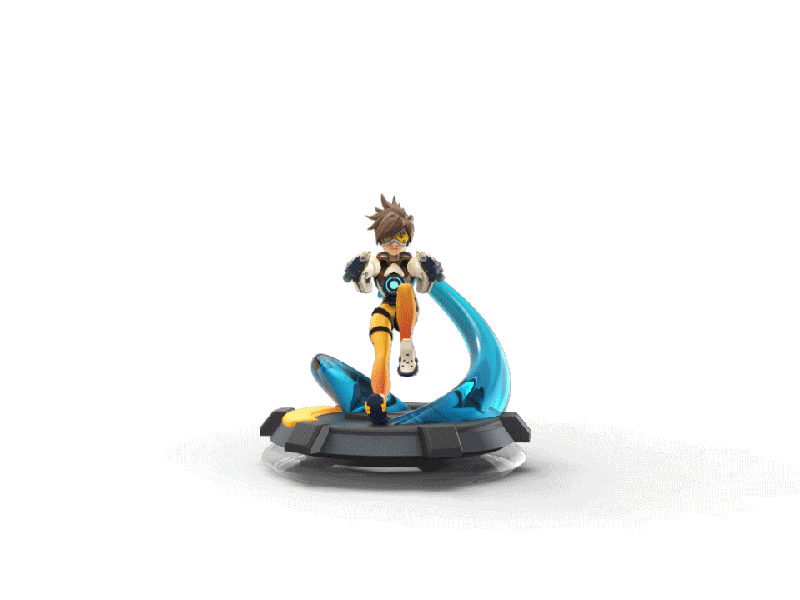 Tracer Jump Back disney infinity overwatch tracer zbrush