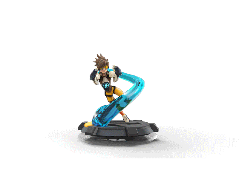 Tracer Just in Time disney infinity overwatch tracer zbrush