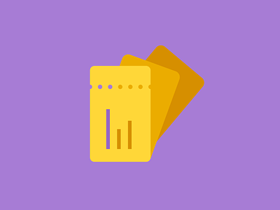 Tickets card icon icons pictogram