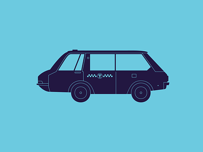 Taxi color graphics icon illustration pictogram taxi