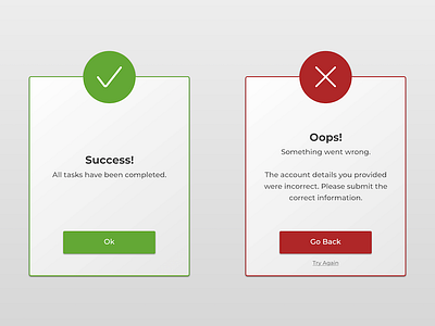 DailyUI #011 Flash Messages
