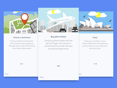 DailyUI #023 Onboarding Screens