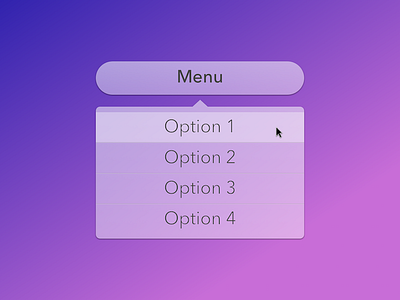 DailyUI #027 Dropdown