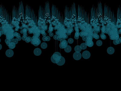 Sound-wave (section) canvas code codeart css 3 html5 php random soundwaves