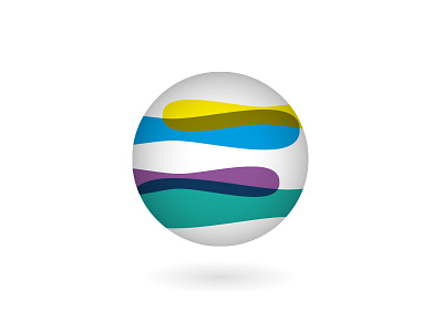 Energy ball colors energy icon logo sphere