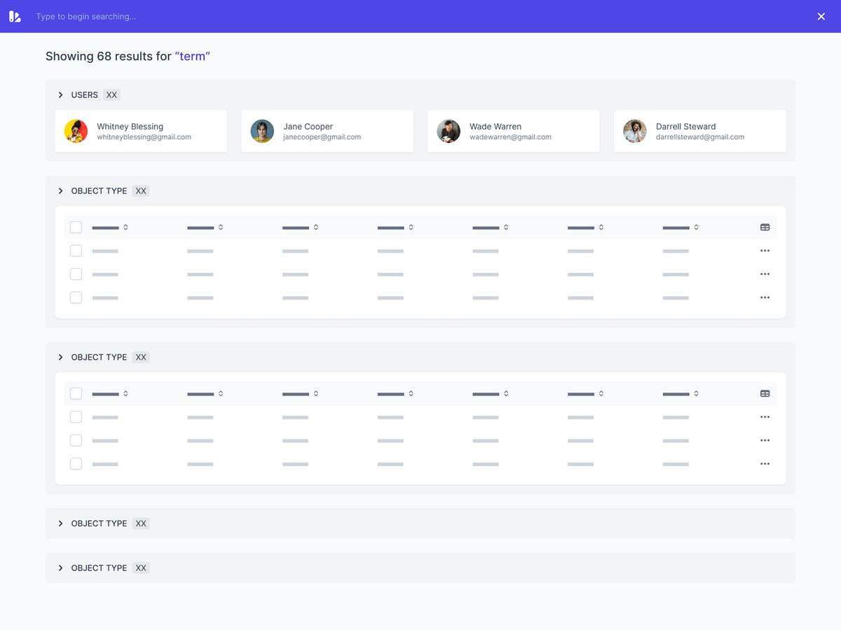 Search Results by Jon Moore on Dribbble