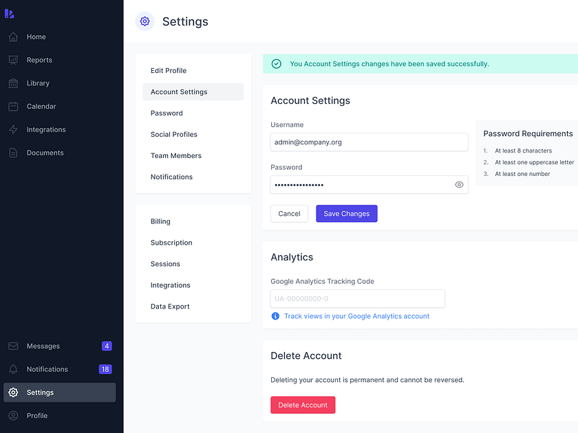Settings UI designs, themes, templates and downloadable graphic ...