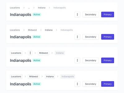 Breadcrumbs breadcrumb breadcrumbs context dashboard detail header header design headers hierarchy indiana indianapolis innovatemap link navigation object details page details page header ui