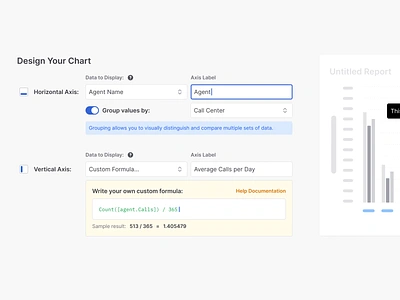 Custom Chart Designer chart chart builder chart designer custom custom report designer formula graph indiana indianapolis innovatemap report report builder ui