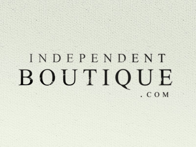 New Independent Boutique logo brand logo design typography