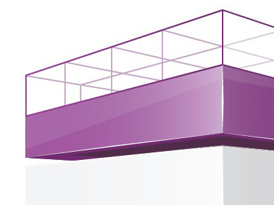 Exclusive sneak peek at the latest brand from jonwallacedesign 3d alphablock glossy illustrator logo purple