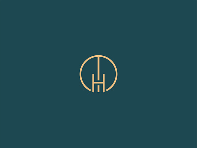 MH Monogram branding cosmetics logo luxury mh monogram