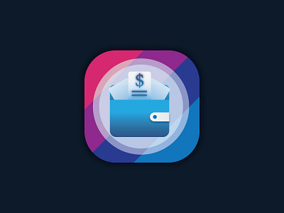 Wallet App icon android app icon icon ios ipad iphone vector wallet