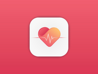 Heart Rate App Icon. by Riccardo Cavallo on Dribbble