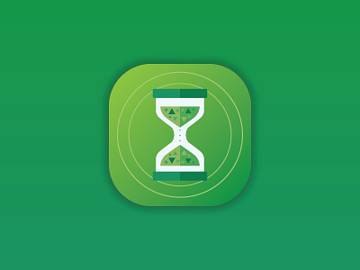 Hourglass App Icon android app icon design hourglass ios ipad iphone time