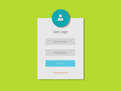 User Login Interface graphic design login ui