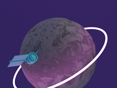 Low-Poly Satellite blender blender3d blendercycles cycles low poly lowpoly minimalism minimalist satellite