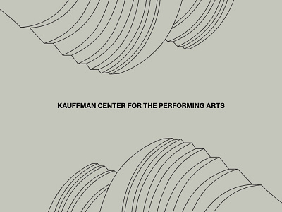 KAUFFMAN CENTER FOR THE PERFORMING ARTS - IDENTITY brand identity branding logo design print materials
