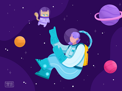 Space 🌟 by Yaffa™ 🌼 on Dribbble