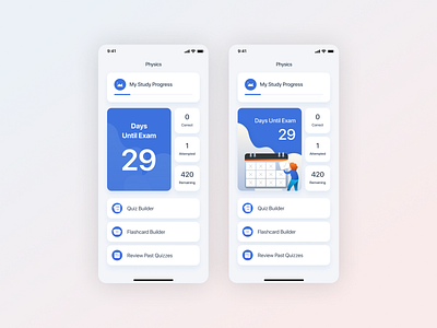 Education Apps android app design figma flat ios minimal ui ux vector