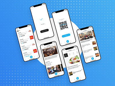 Restaurant chain app android app design figma flat ios minimal ui ux vector