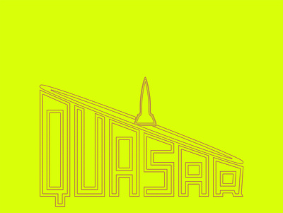 Daily Logo Challenge - Day 1 - Quasar dailylogochallenge logo minimal quasar