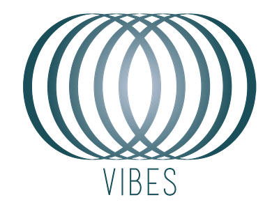 Vibes Logo logo minimal teal vibes