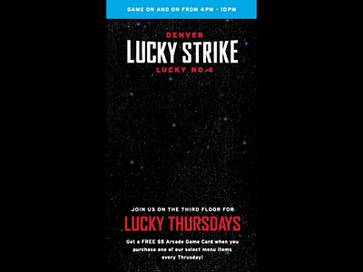 Lucky Strike Game Animation 8 bit after effects animation video game