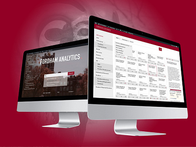 Fordham Analytics Web Design ui design ux design website design