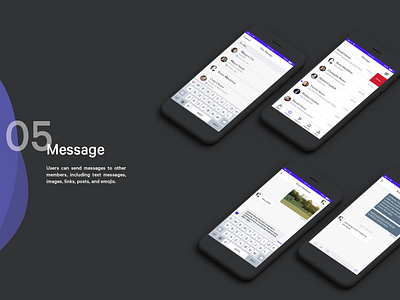 An iOS App for exclusive memberships. Connect, invest, impact. design interaction design messaging ui ux design