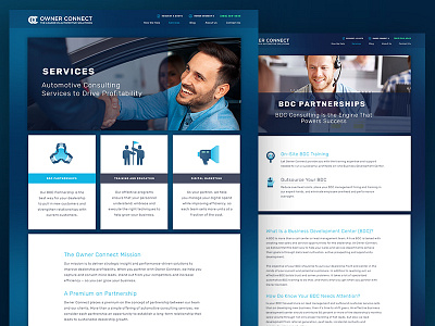 Owner Connect Interior | Web Design auto dealer design gradient homepage homepage design ui design web website