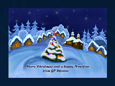 Merry Christmas Postcard