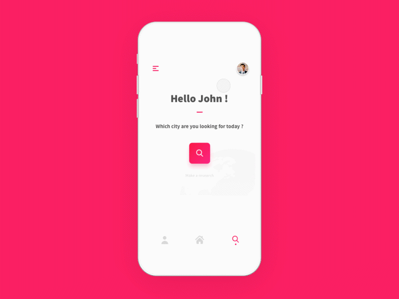 City App Concept - Uplabs Challenge