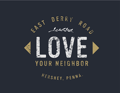 Love your Neighbor FINAL 01 graphic design illustrator logotype promotional