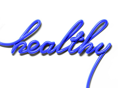 Healthy Type 3d design graphic design lettering type typography