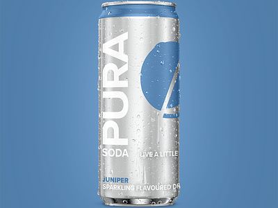 Pura pack render 3d artist 3d packaging 3d photorealism 3d render 3dmodeling can cooldrink design designer illustration render softdrink spritz