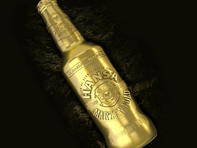 Gold Beer 3d 3d artist 3d light 3d modeling 3d photorealism 3d render 3dpicture beer design design grafico designer designergrafico gold goldmine grafico illustration picture render render3d 3d packaging