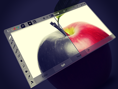 Illustration for colorizing application apple application icon illustration interface perspective ui